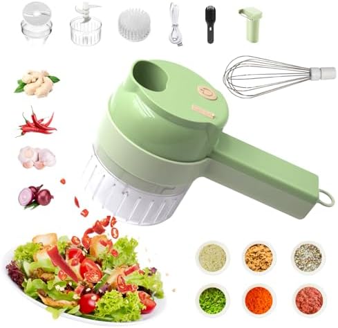 SliceEase™ 4-in-1 Wireless Electric Vegetable Cutter