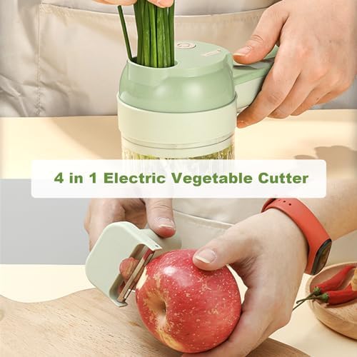 SliceEase™ 4-in-1 Wireless Electric Vegetable Cutter