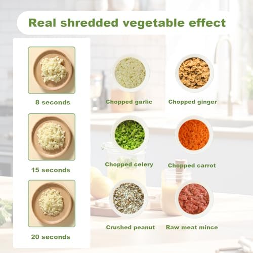 SliceEase™ 4-in-1 Wireless Electric Vegetable Cutter